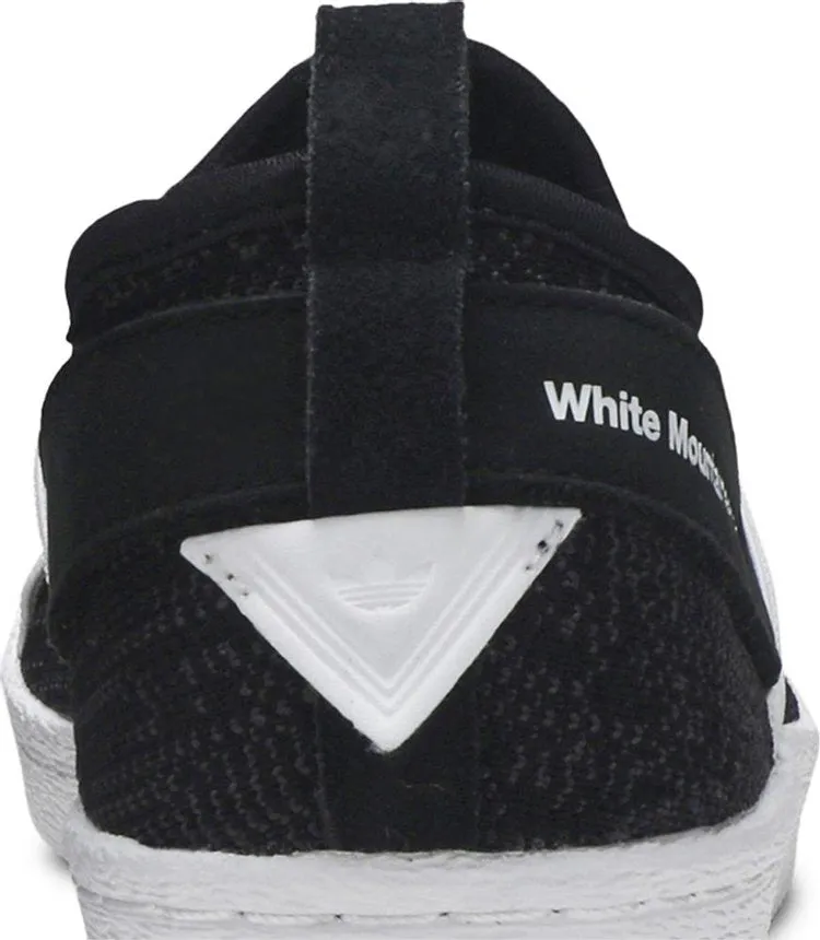 Adidas White Mountaineering x Superstar Slip-On PK 'Black White' Sneakers, Black
