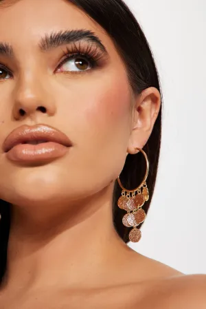 Athens Hoop Earrings - Gold