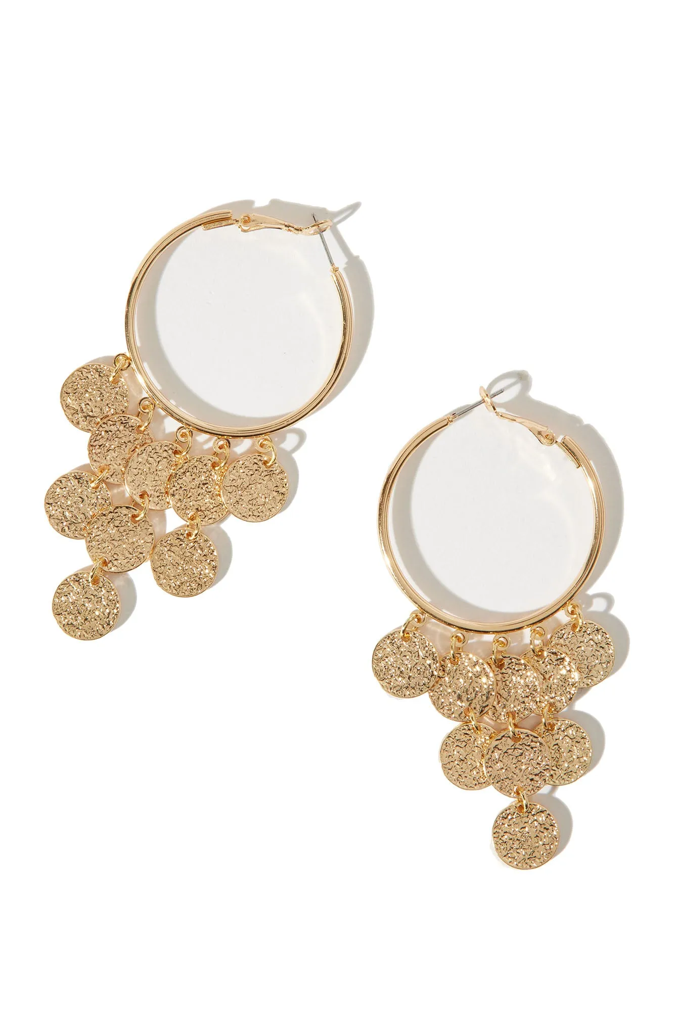 Athens Hoop Earrings - Gold