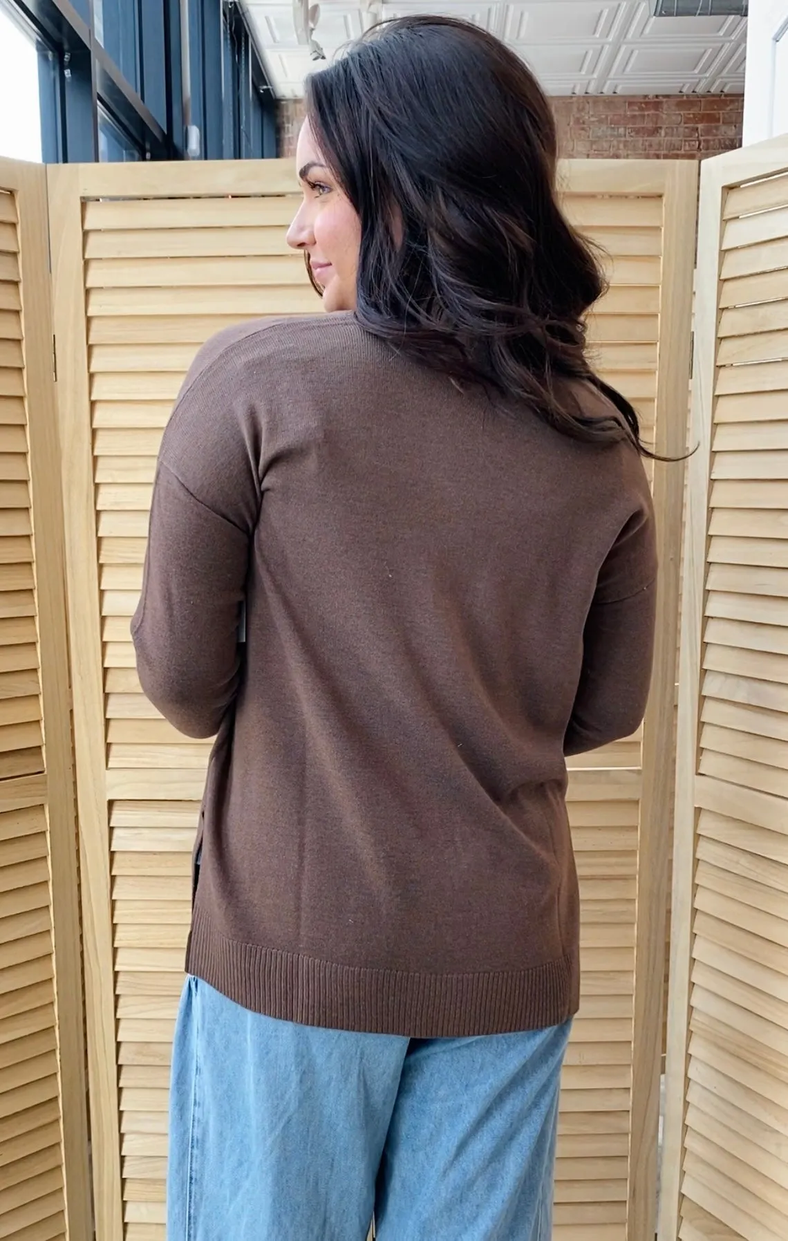 Easy Going Cardigan | Brown