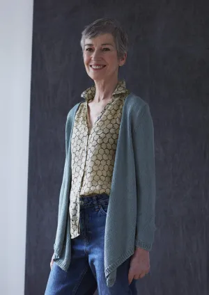 Erika Knight Studio Linen - Dusk Waterfall Cardigan