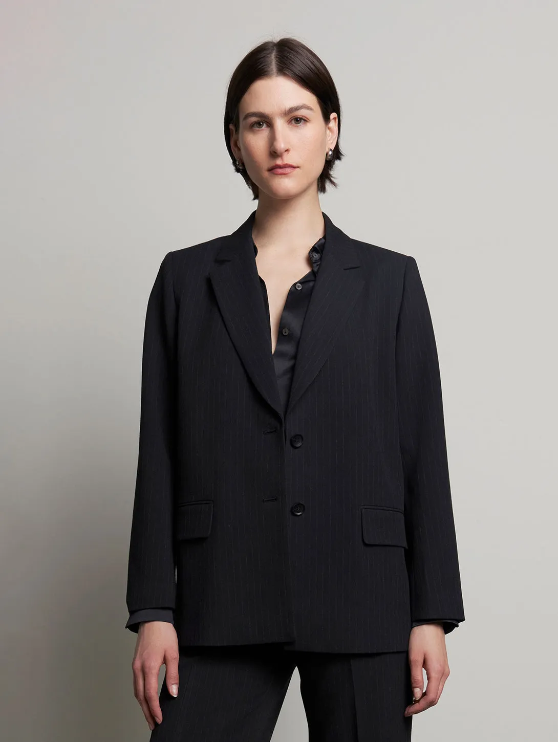 Fresno Suiting Blazer - Cinder