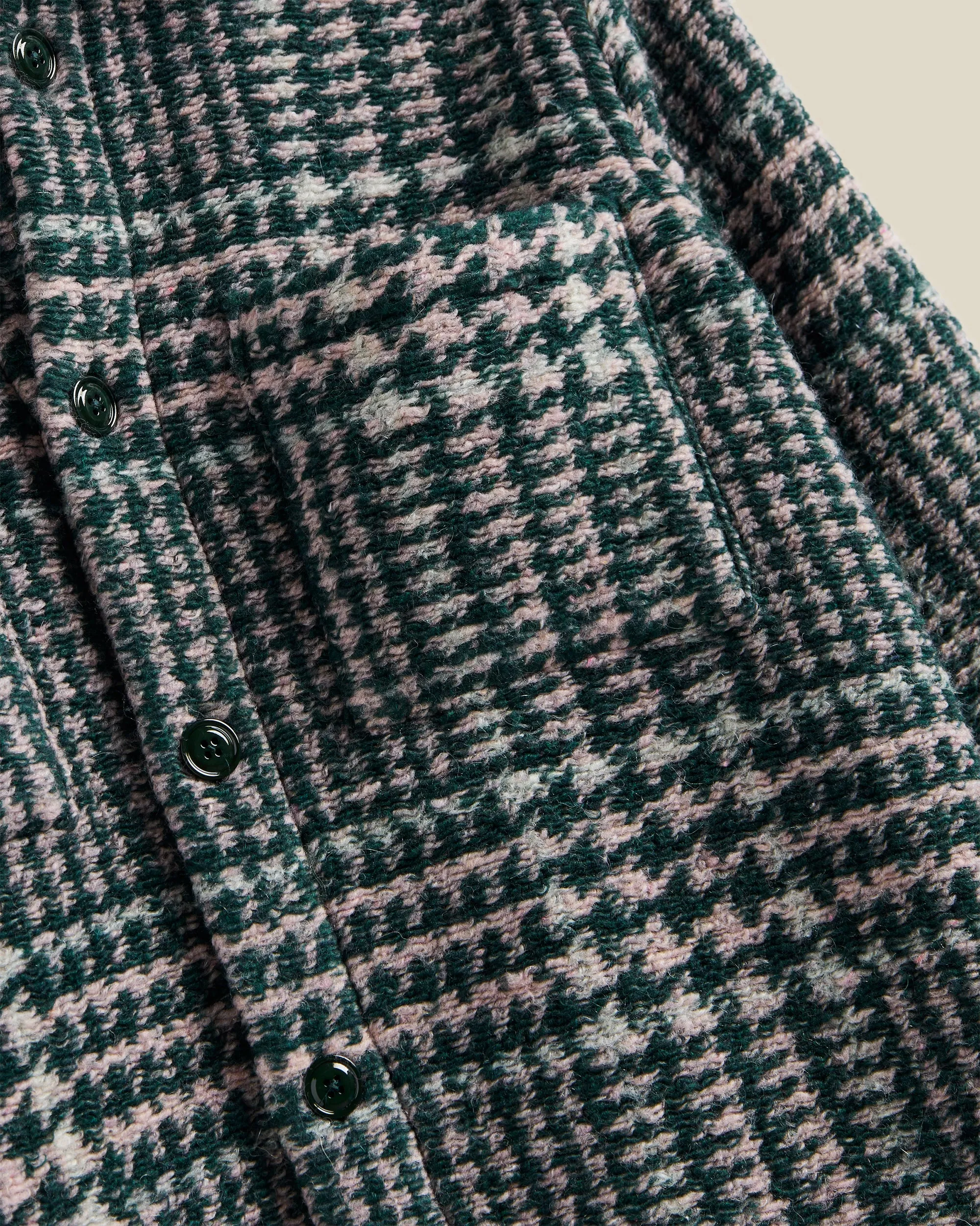 Gales Overshirt - Green/Rose