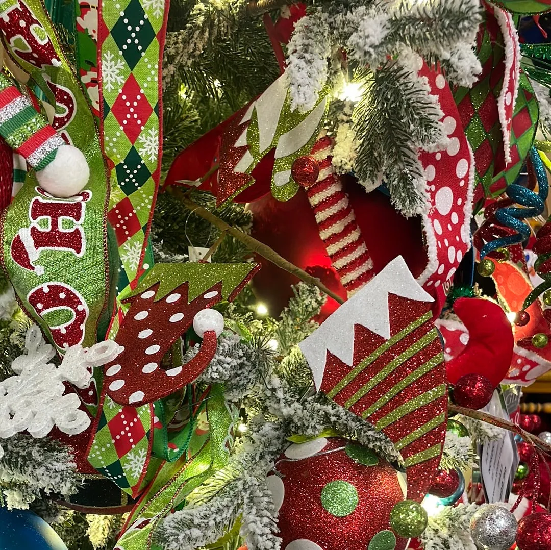 Glitter Elf Hat Pick