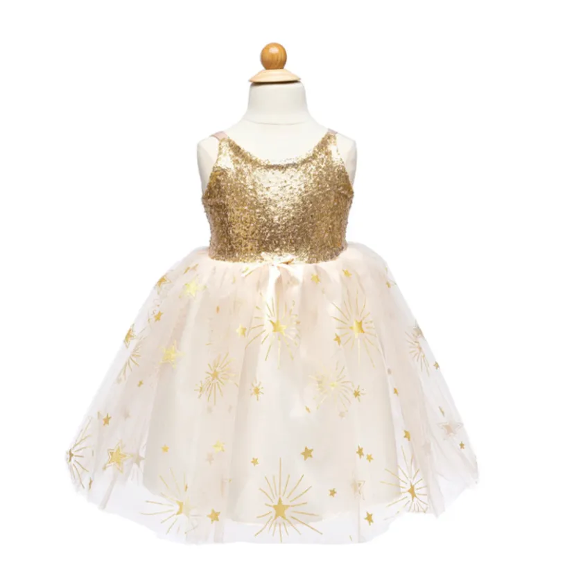 Golden Glam Party Dress