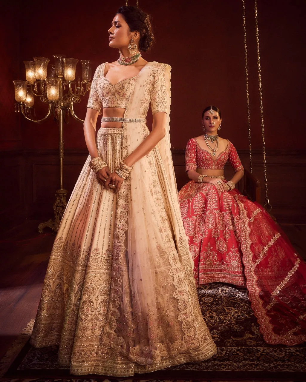 Ivory Shehnai Lehenga Set