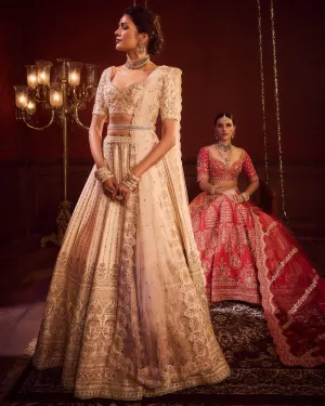 Ivory Shehnai Lehenga Set