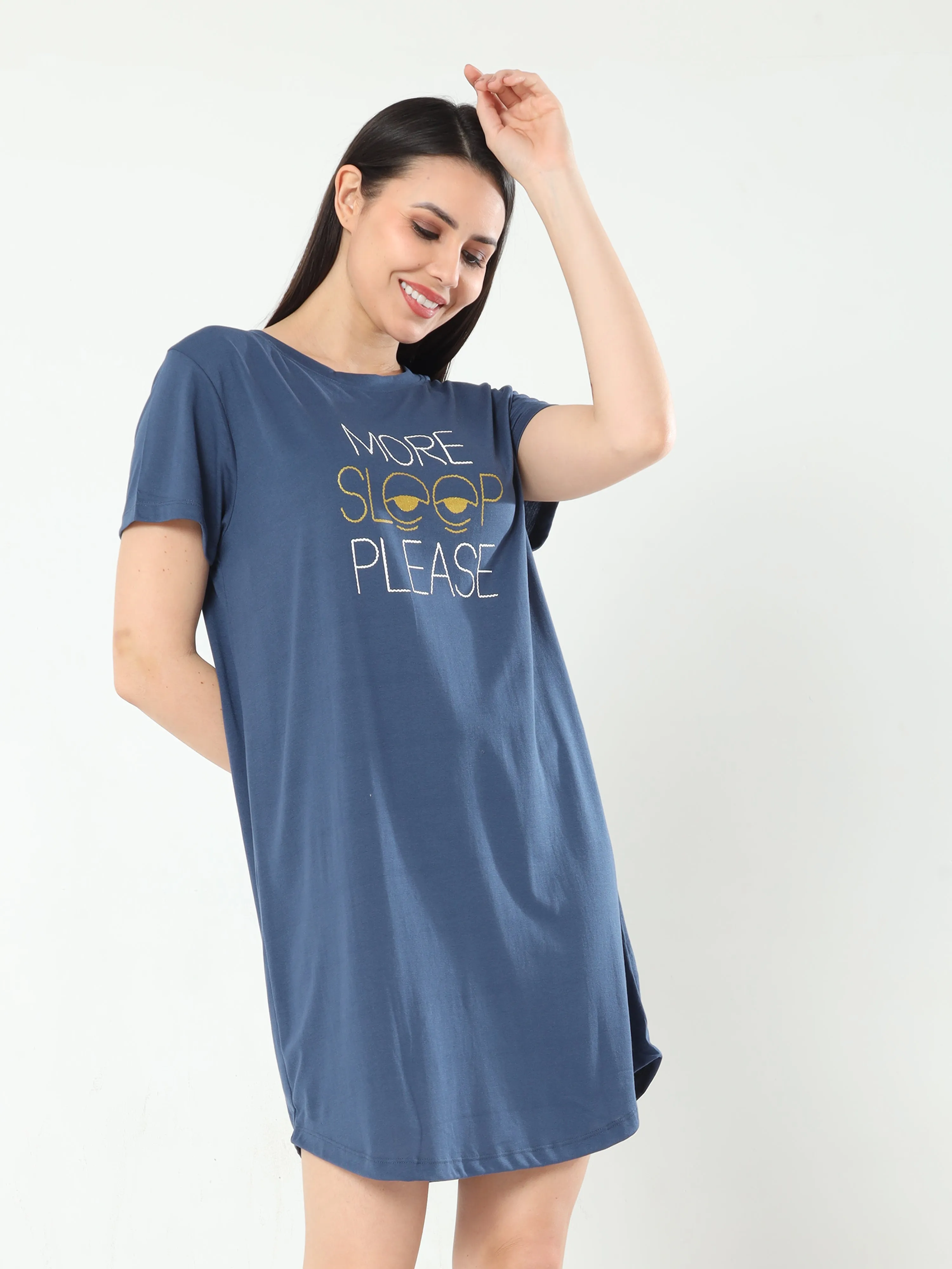 More Sleep Please Long T-Shirt