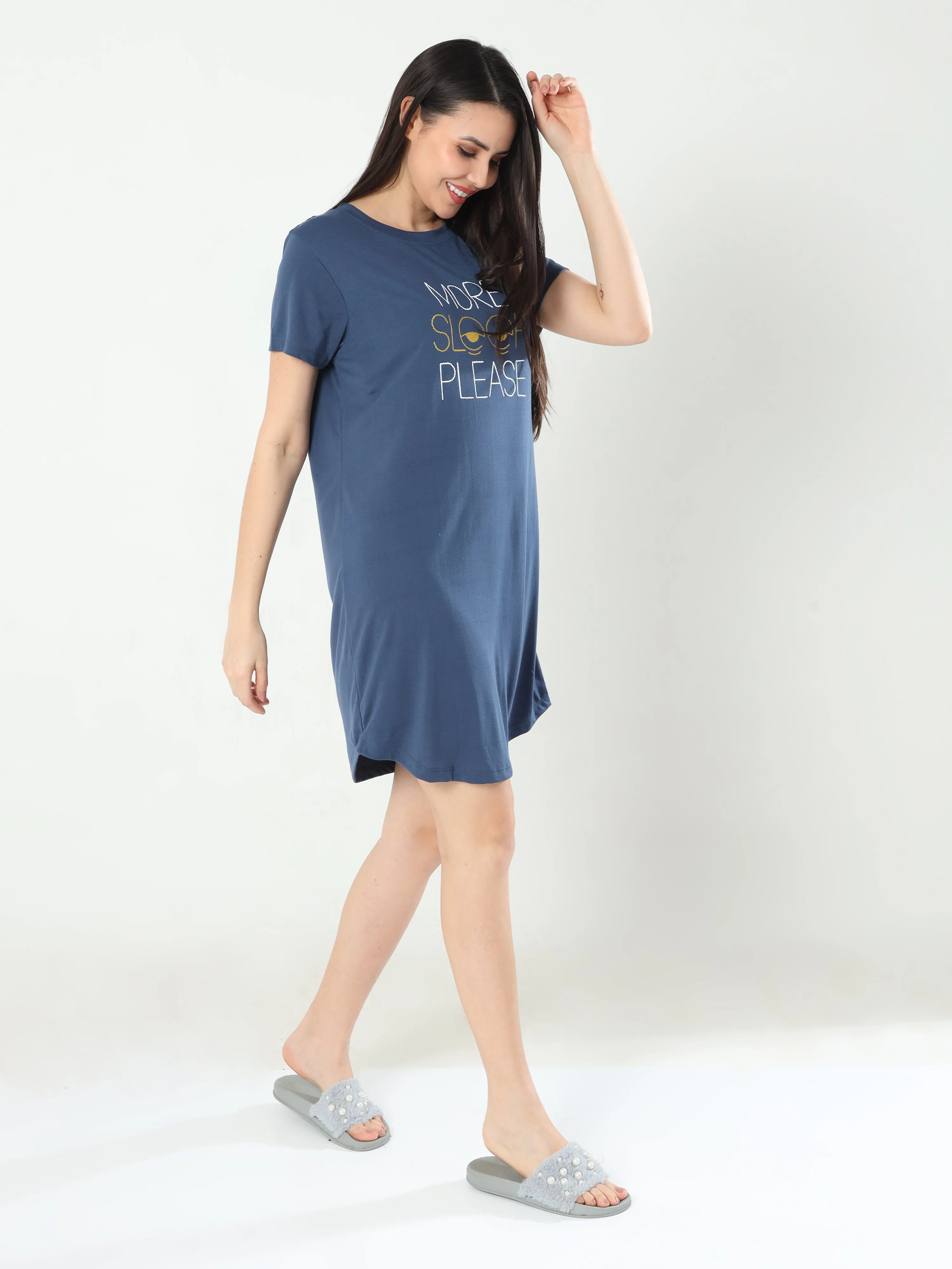 More Sleep Please Long T-Shirt