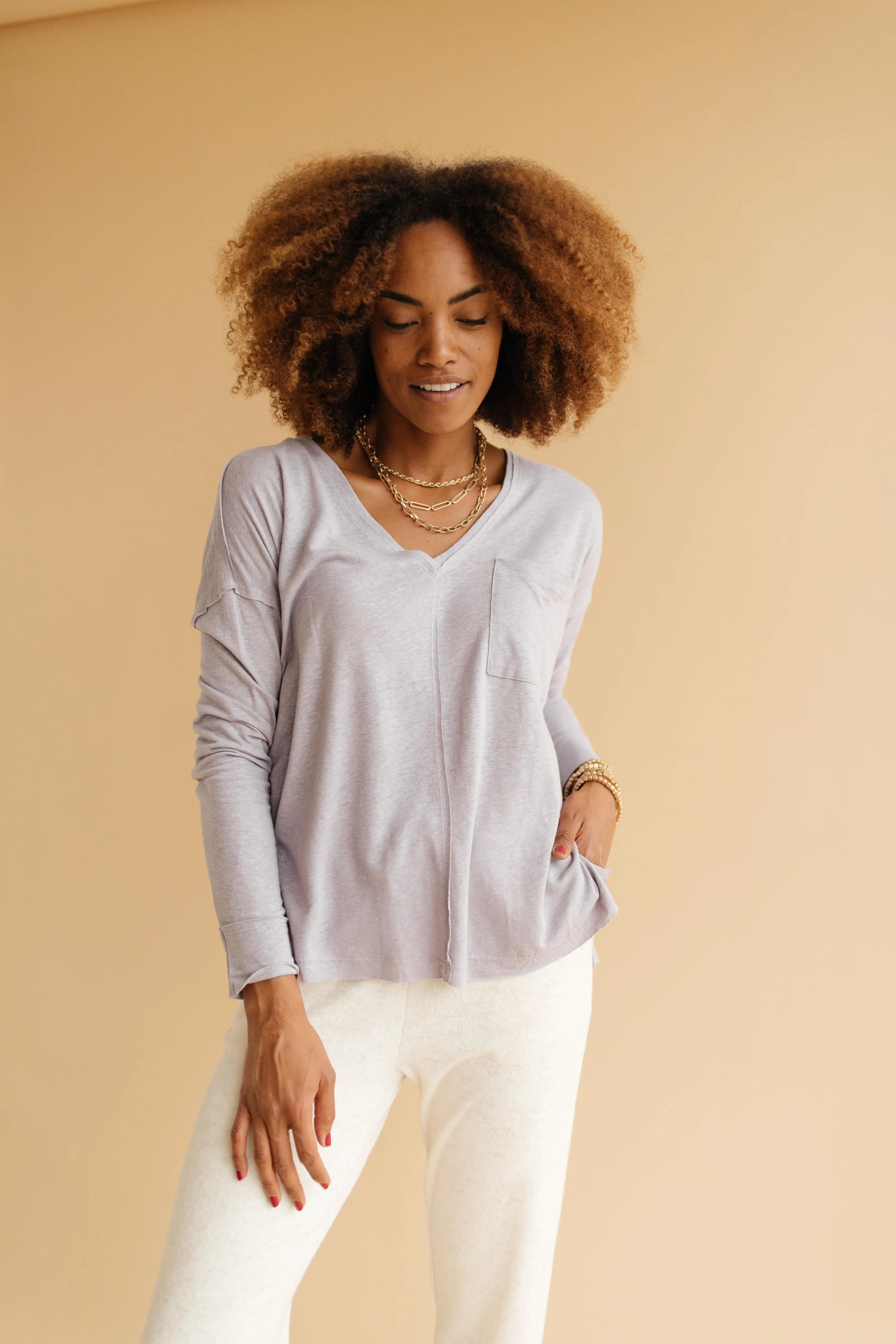 Talk All Night Long Sleeve Tee
