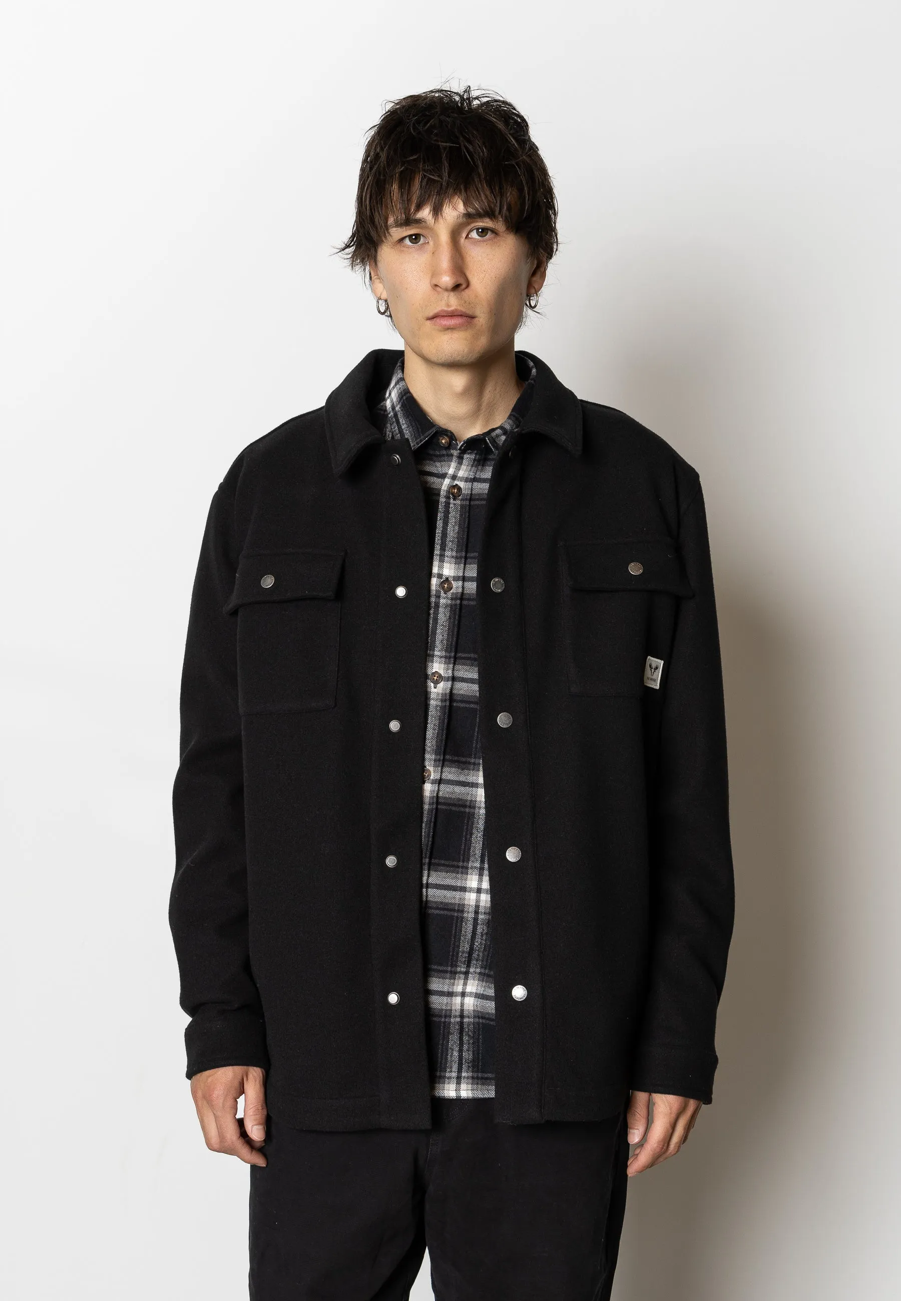 VILLAS OVERSHIRT - Black