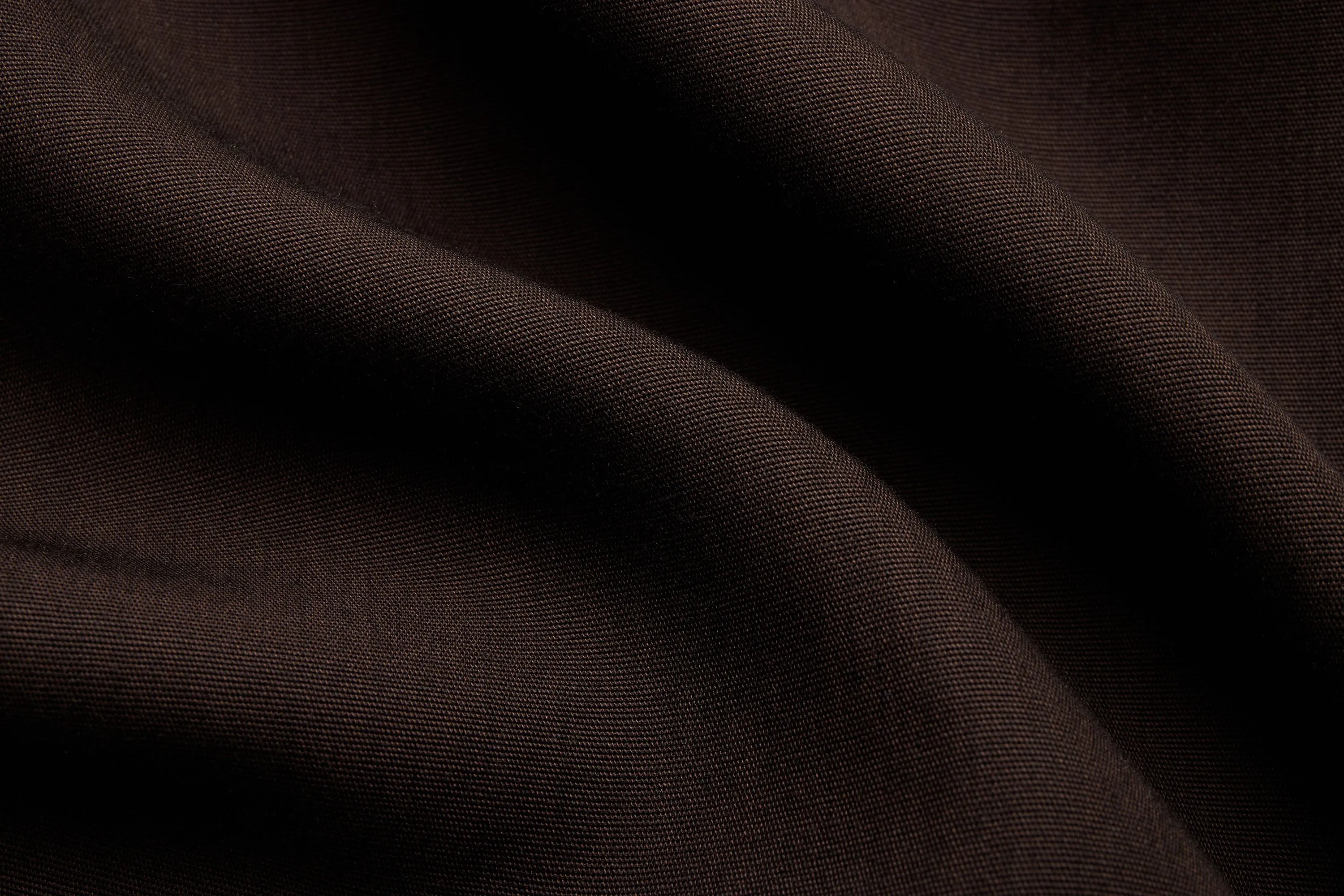 Western Overshirt ~ Tobacco Wool/Lyocell