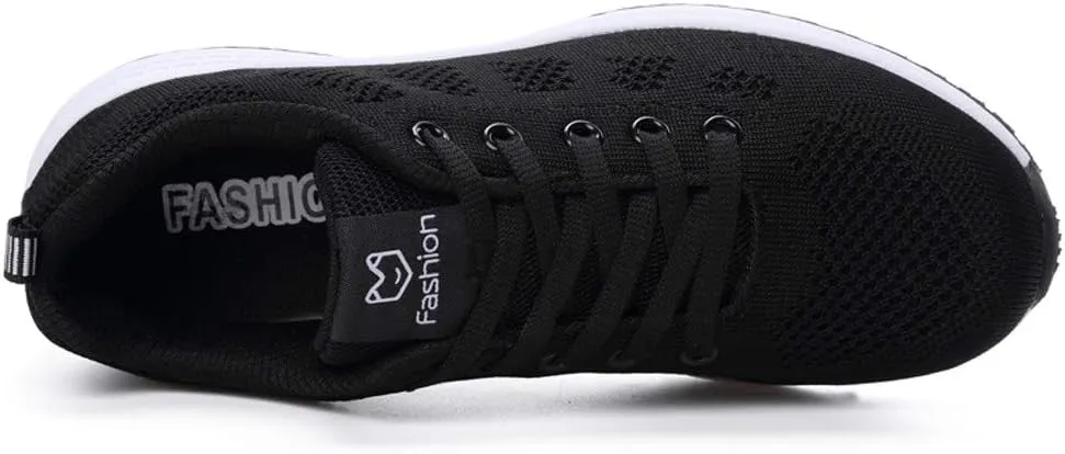 Womens Sneakers Air Cushion Running Shoes Lace Up Tennis Shoes Men Mesh Breathable Men's Casual Shoes Fashion Sneakers Platform Tennis Shoe Cross Trainer Shoe