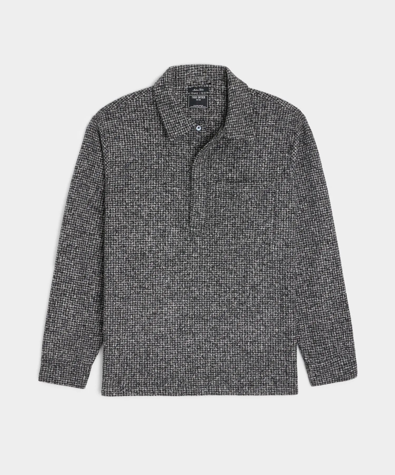 Wool-Silk Polo Overshirt