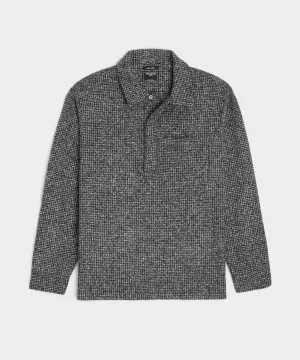 Wool-Silk Polo Overshirt